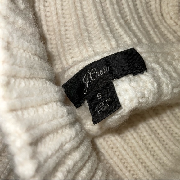 J. Crew Front-pocket turtleneck sweater in ivory - Picture 6 of 8